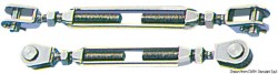 Spanschroef w. twee vaste bekken AISI 316 6 mm